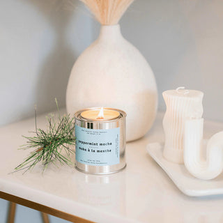 49th parallel custom peppermint mocha candle
