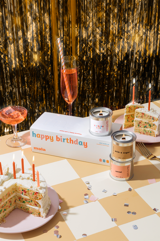 Happy Birthday | Mini Candle Gift Set