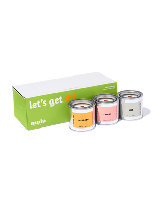Let's Get Lit | Mini Candle Gift Set